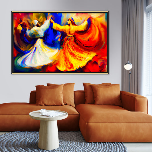 Turkish Persian Dervish Dancing Canvas