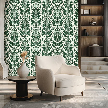 Evergreen Elegance Wallpaper