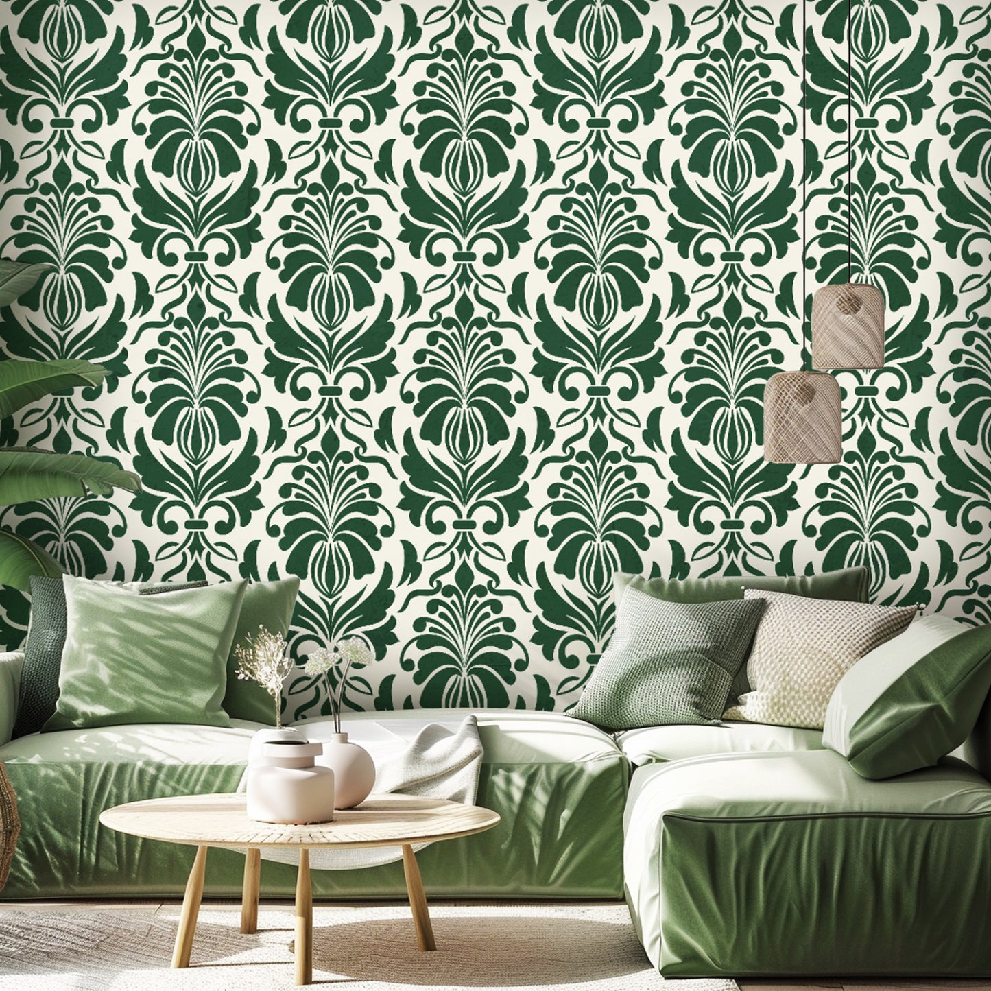 Evergreen Elegance Wallpaper