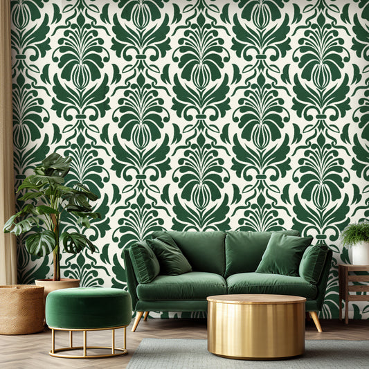 Evergreen Elegance Wallpaper