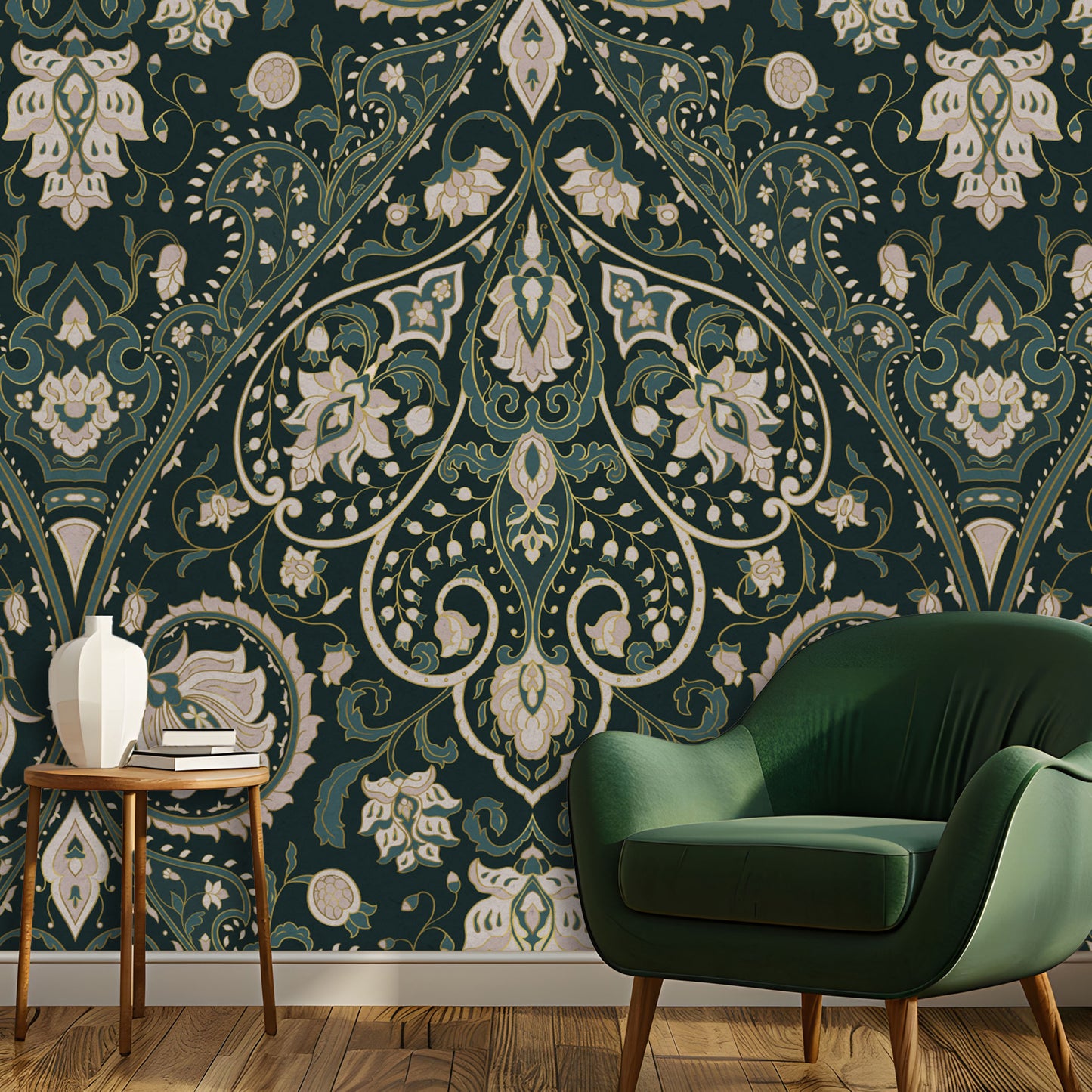 Old-World Glamour Wallpaper