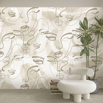 Modern Expressionism Wallpaper