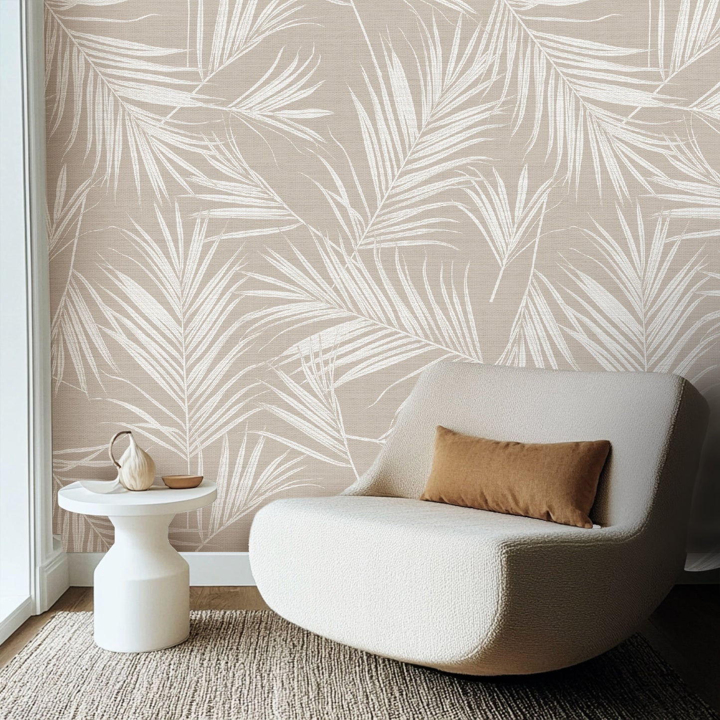 Calm & Cozy Leaf Wallpaper