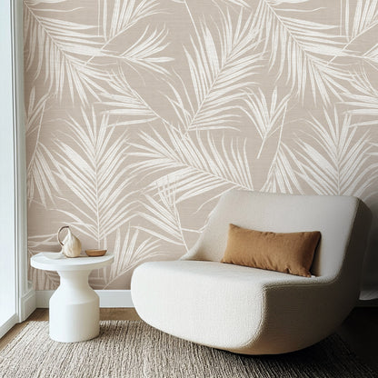 Calm & Cozy Leaf Wallpaper