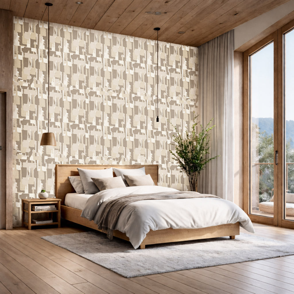 Golden Dune – Abstract Neutral Wallpaper Mural