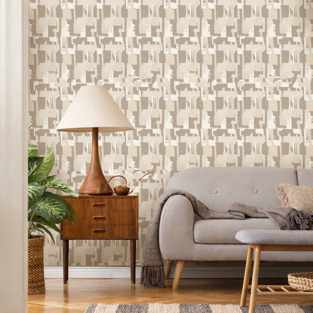 Golden Dune – Abstract Neutral Wallpaper Mural