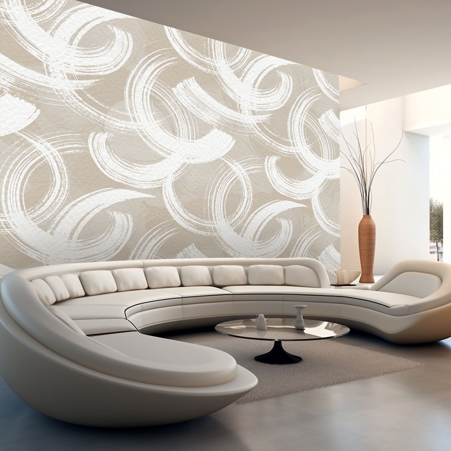 Flowing Curves Wallpaper