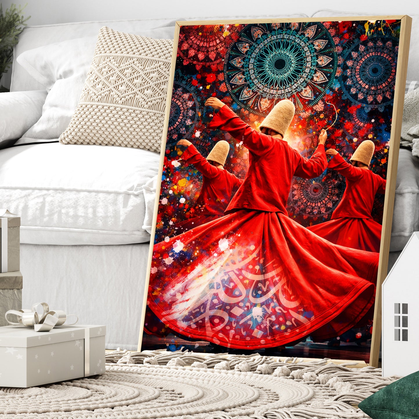 Turkish Sufi Whirling Dervish Dance Wall Art