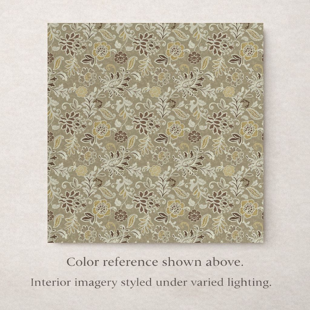 Gilded Heirloom Manor – Vintage Luxury Floral Wallpaper