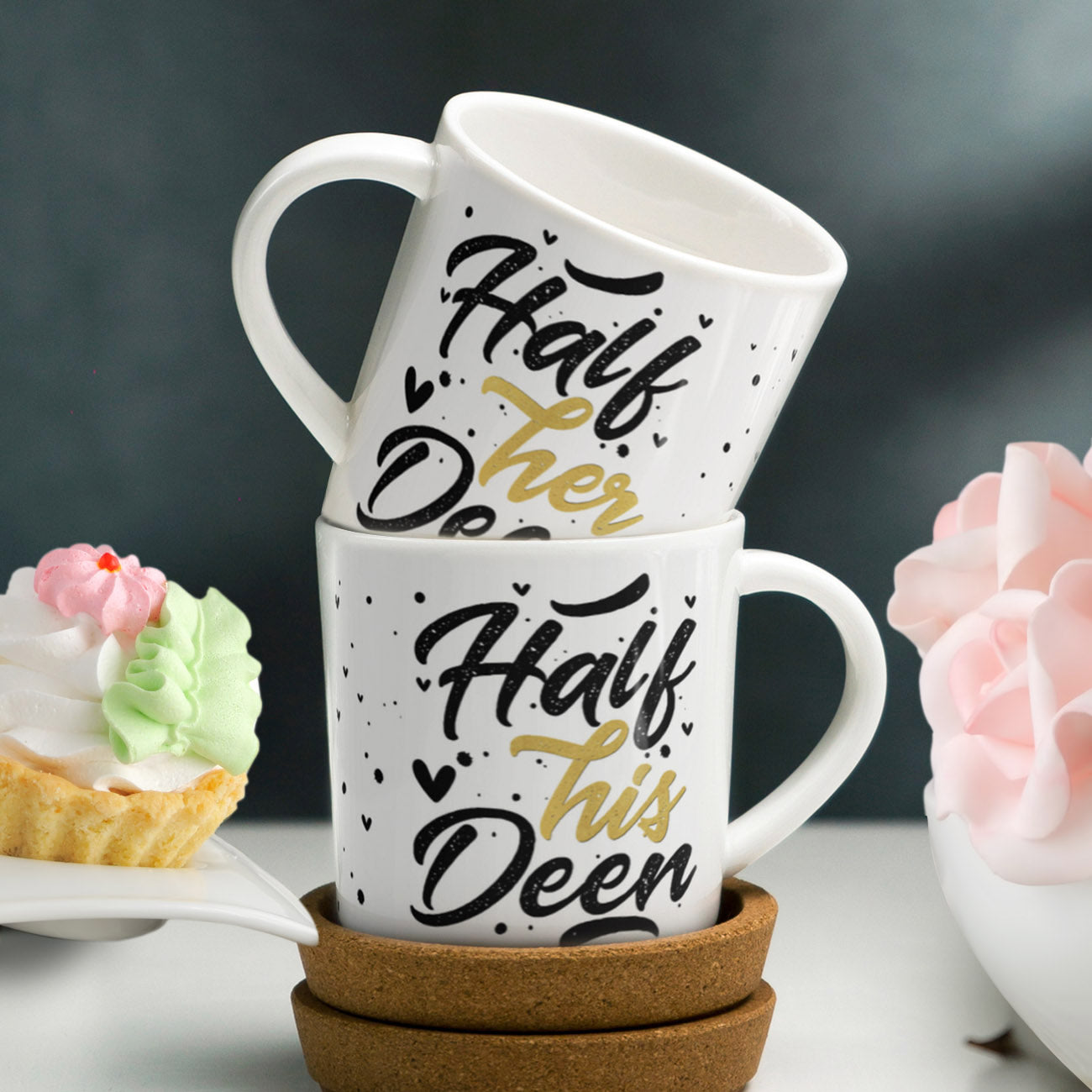 Half His Deen, Half Her Deen Mug
