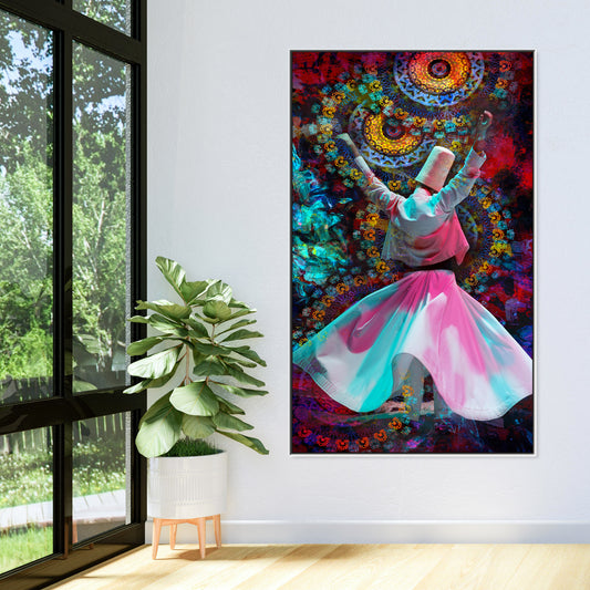 Turkish Whirling Dervish Sufi Art
