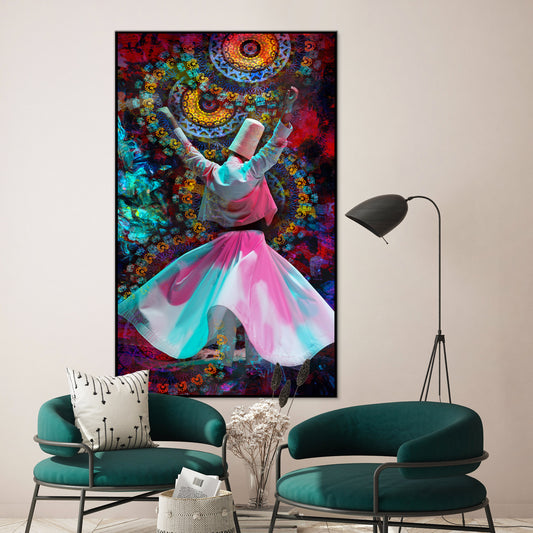 Turkish Whirling Dervish Sufi Art