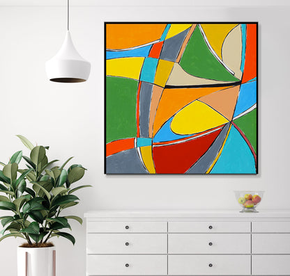 Minimalist Abstract Wall Art Hanging Canvas, Modern Contemporary Art for Interior Decor