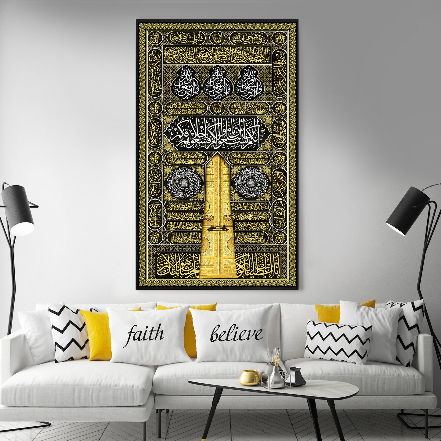 Door Kaaba-Hand Drawn