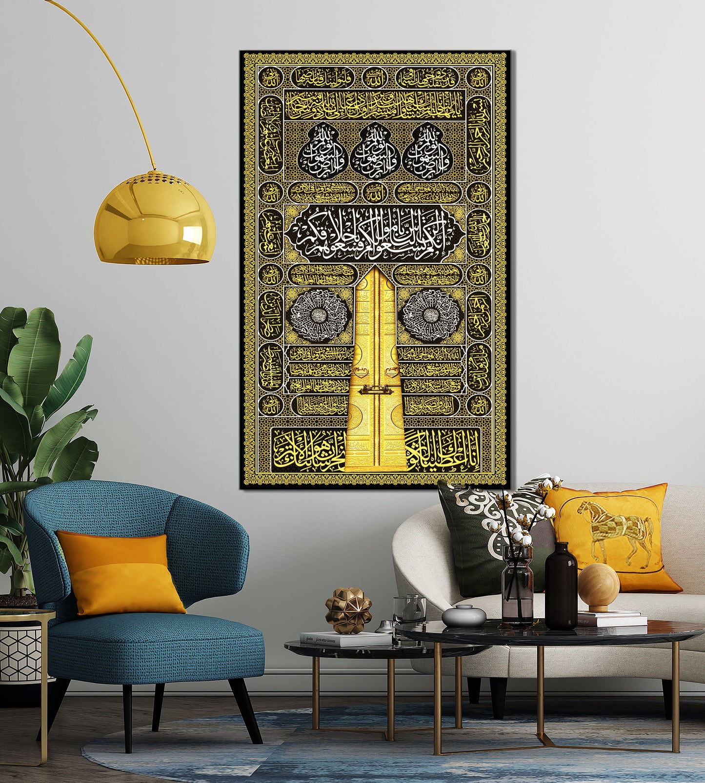 Door Kaaba-Hand Drawn