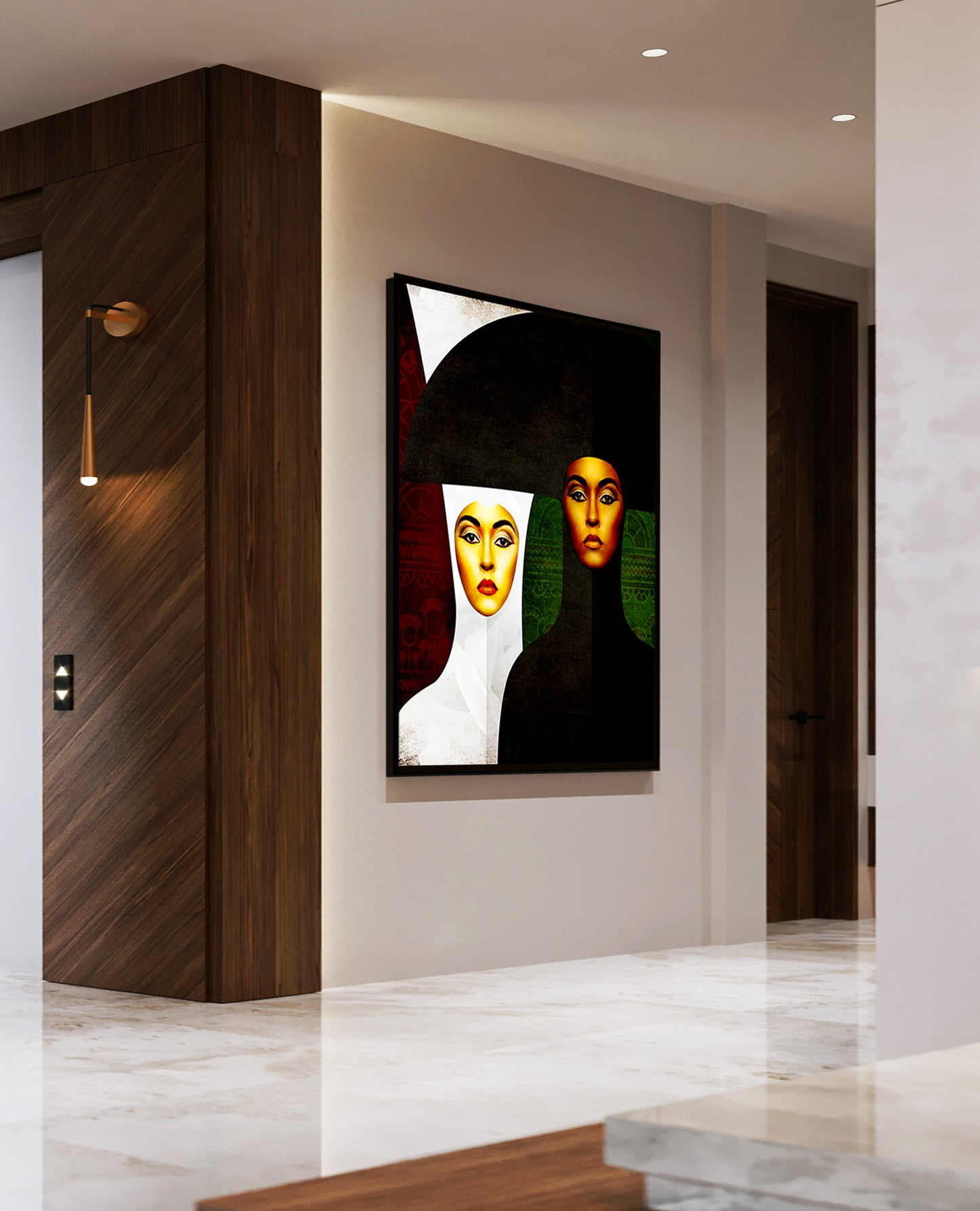 Women in Veil Canvas