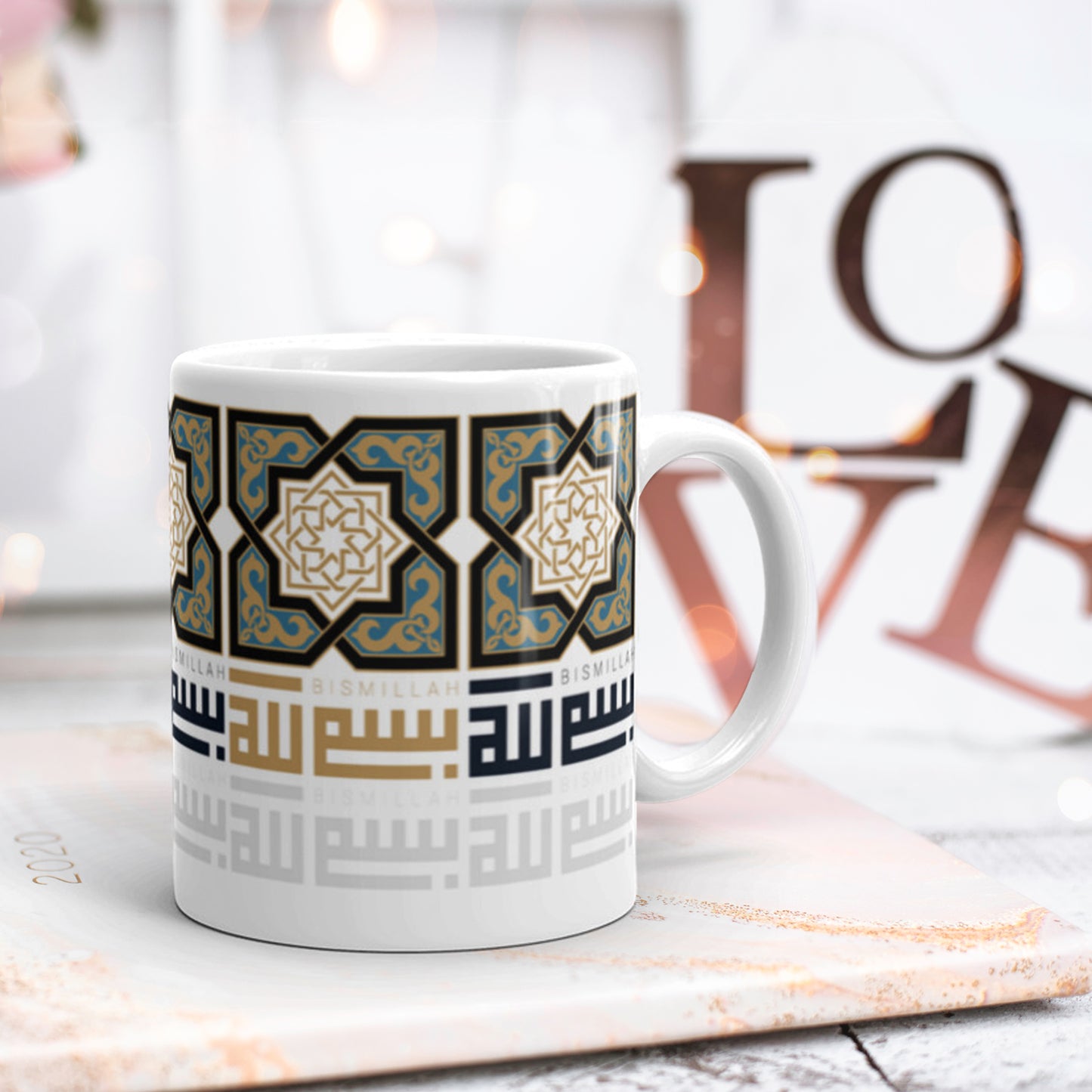 Bismillah Kufic Style Mug