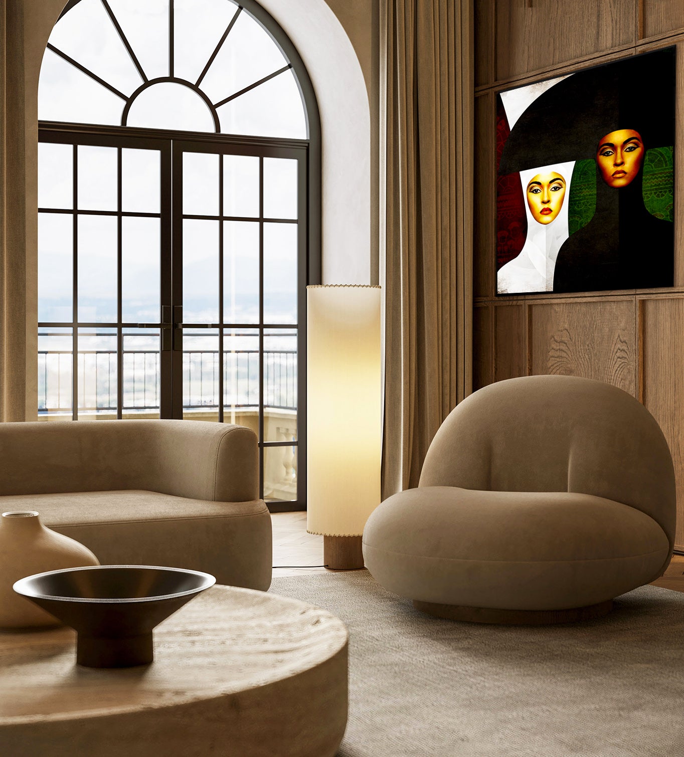 Women in Veil Canvas
