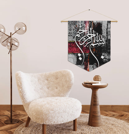 Bismillah Pennant Canvas