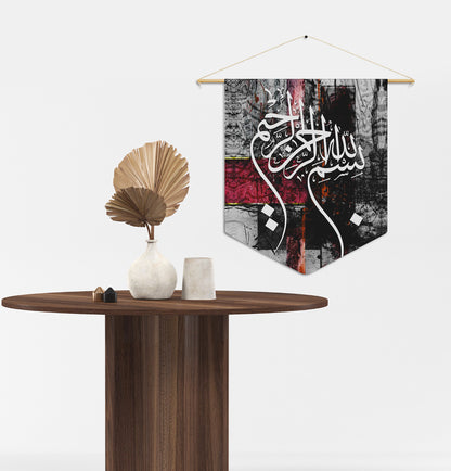 Bismillah Pennant Canvas