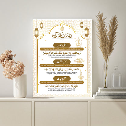 Ashra (3 stages) of Ramadan- MixPix Tile | Wall Art