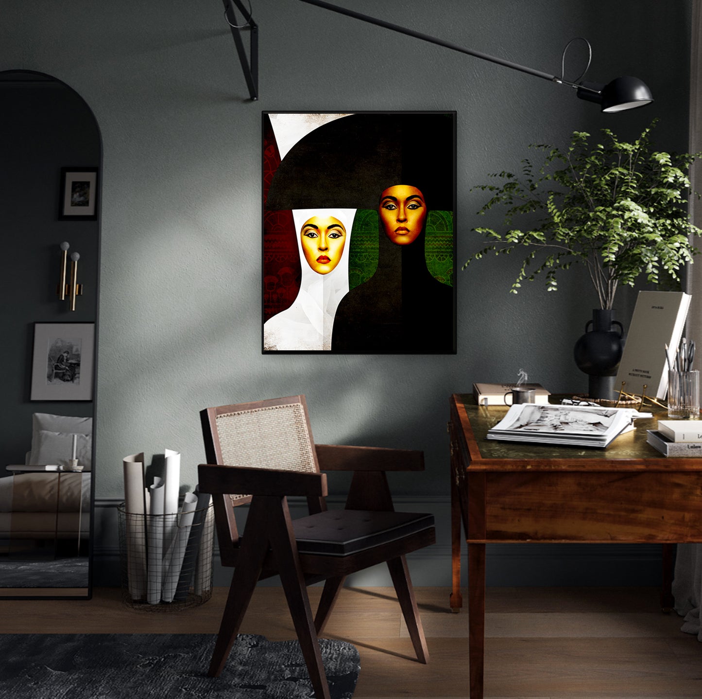 Women in Veil Canvas