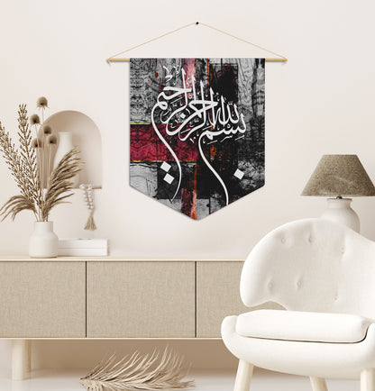 Bismillah Pennant Canvas
