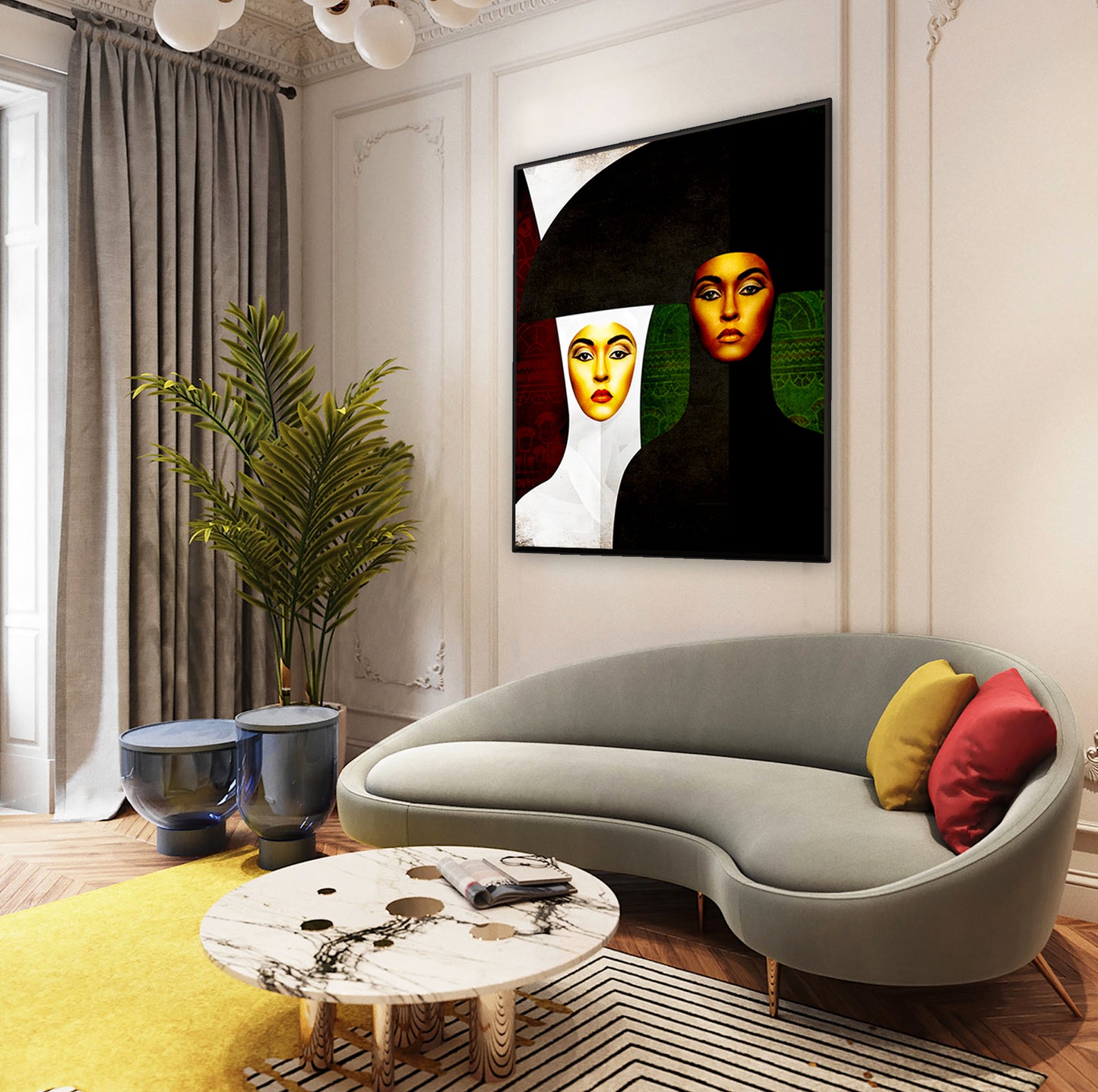 Women in Veil Canvas