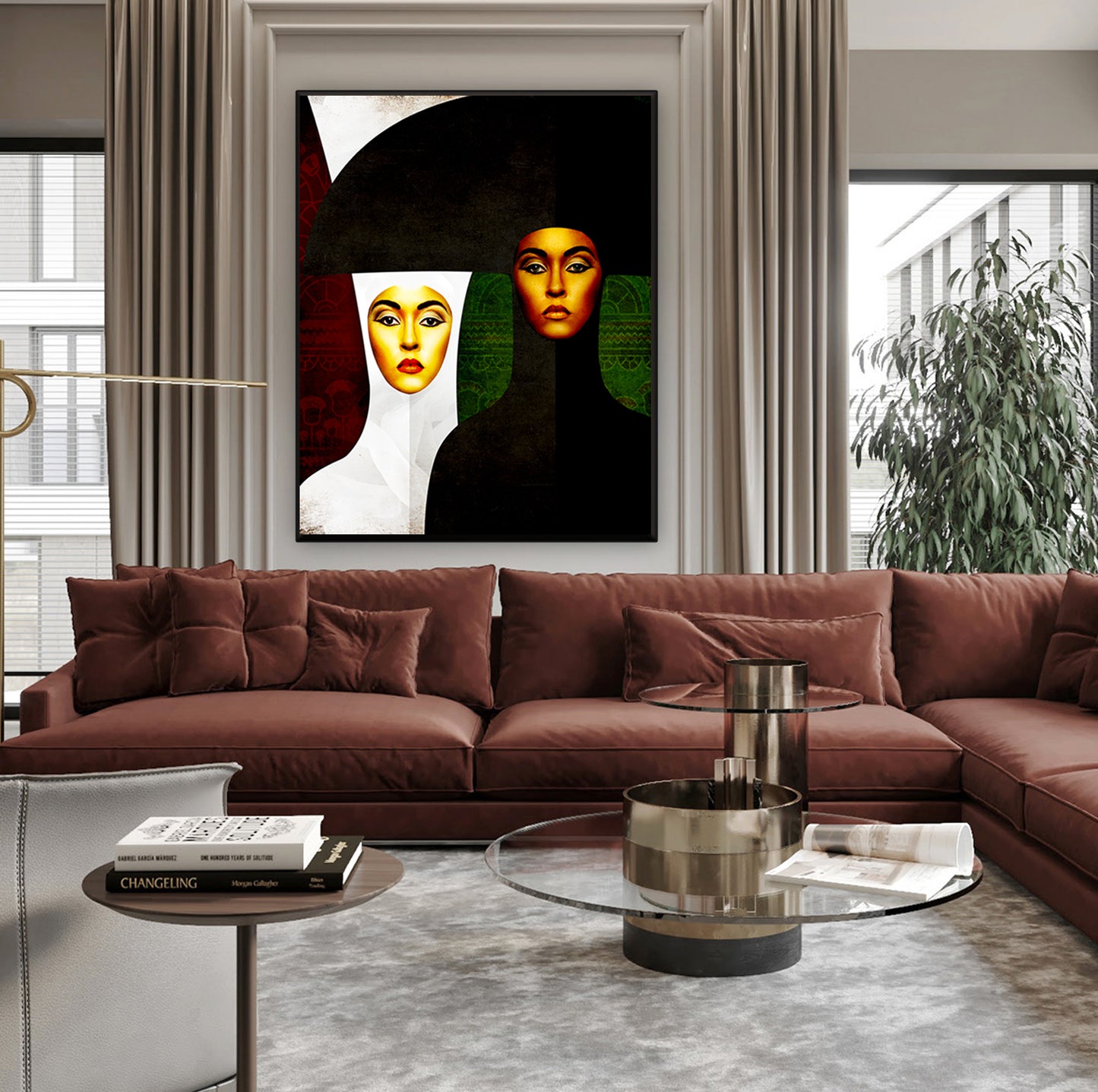 Women in Veil Canvas