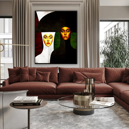 Women in Veil Canvas