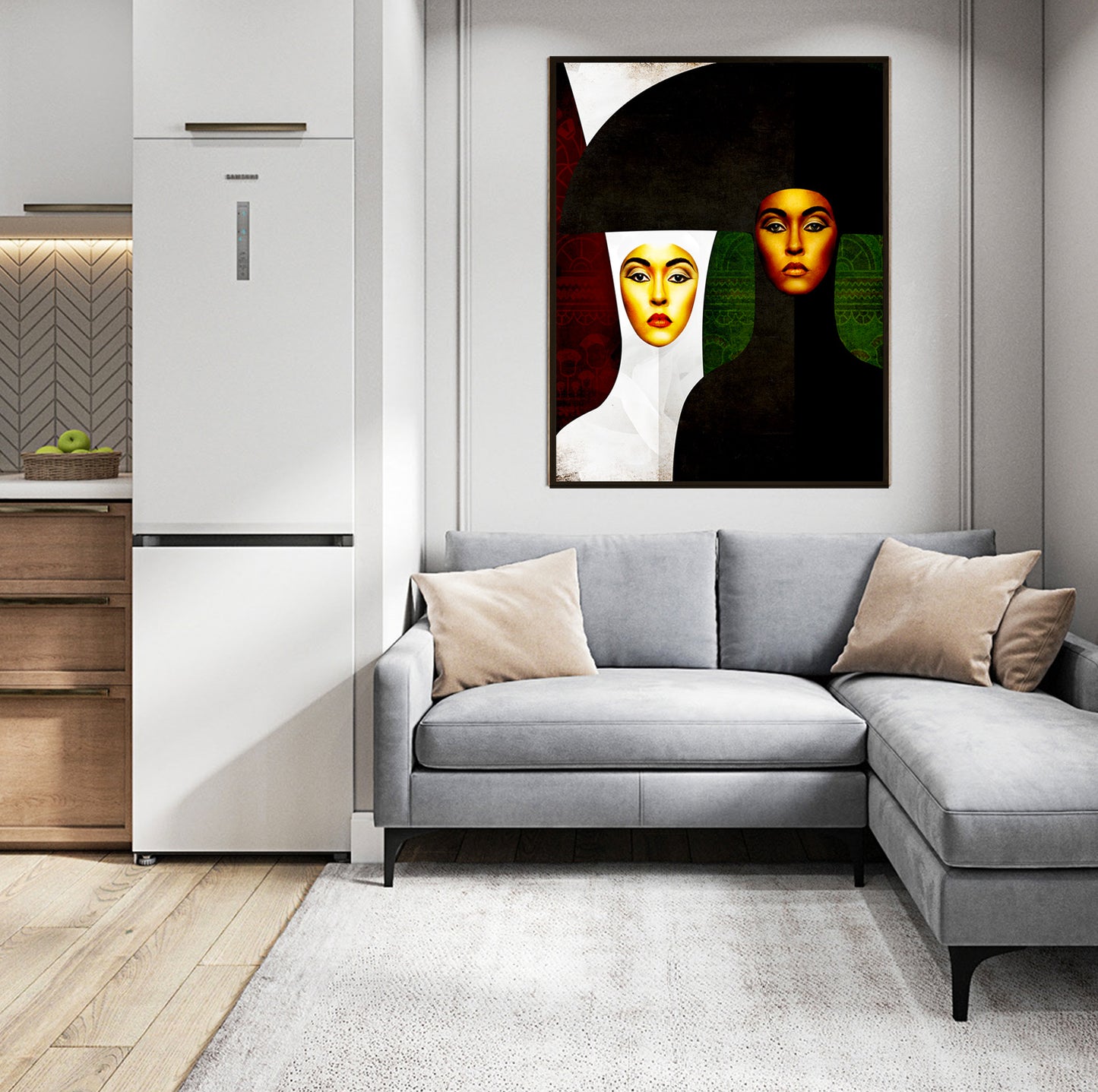 Women in Veil Canvas