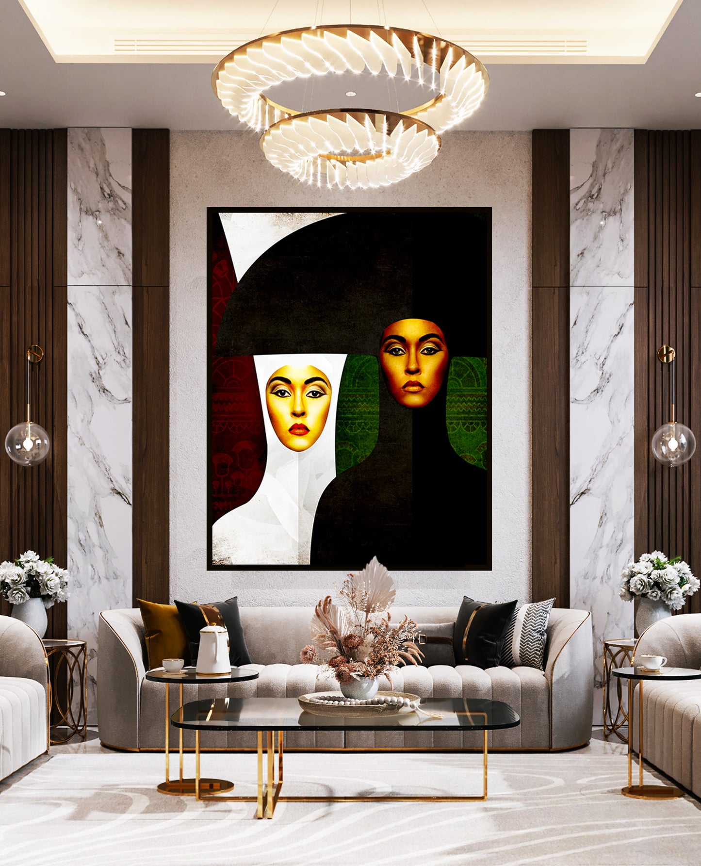 Women in Veil Canvas