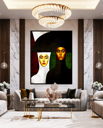 Women in Veil Canvas