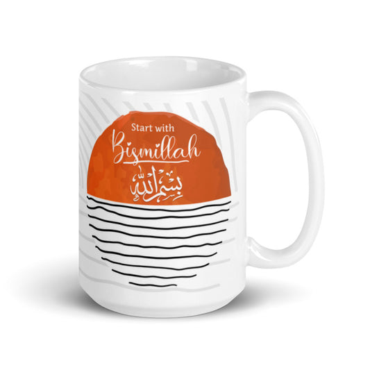 Start With Bismillah End with Alhamdulillah Mug